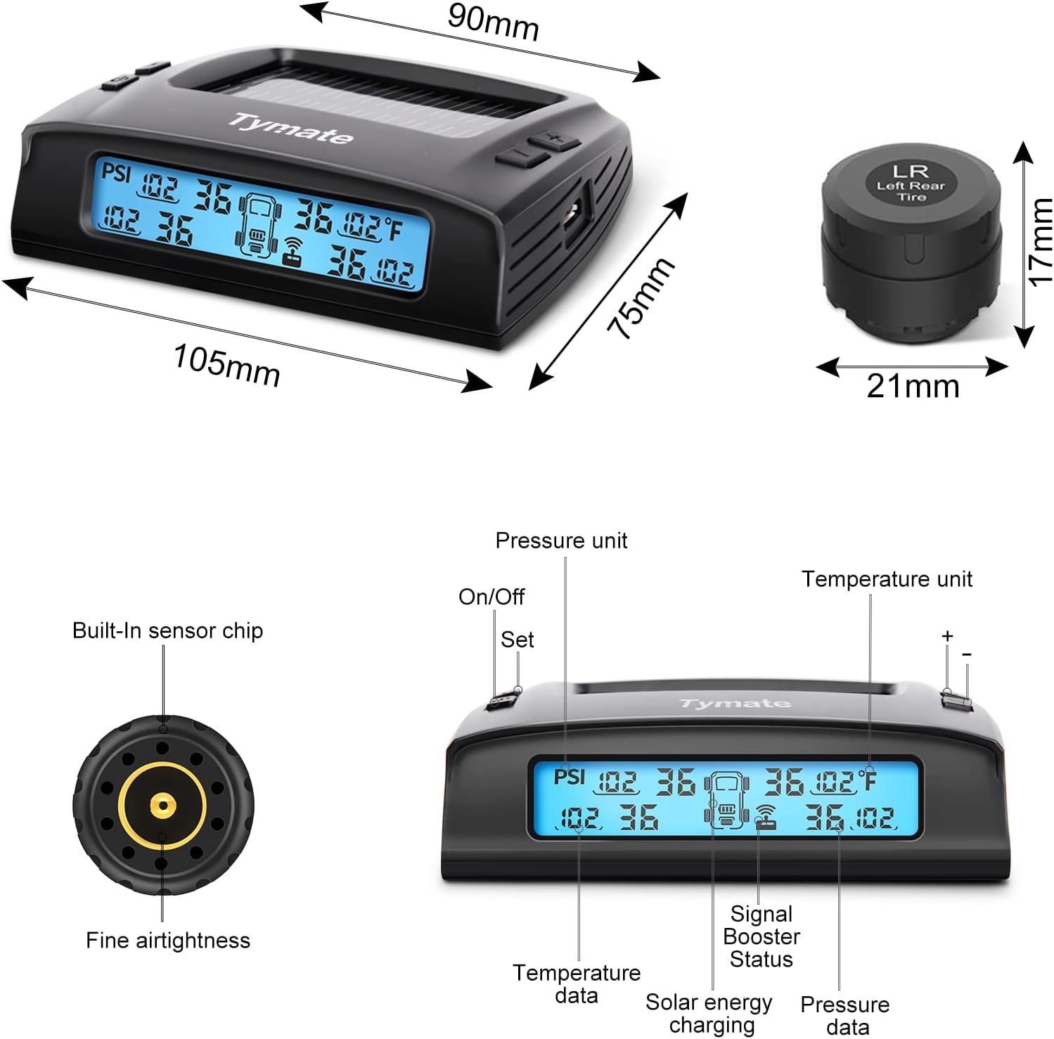 71Zynafv97L._AC_SL1500_ Understanding the "Tymate RV Tire Pressure Monitoring System"